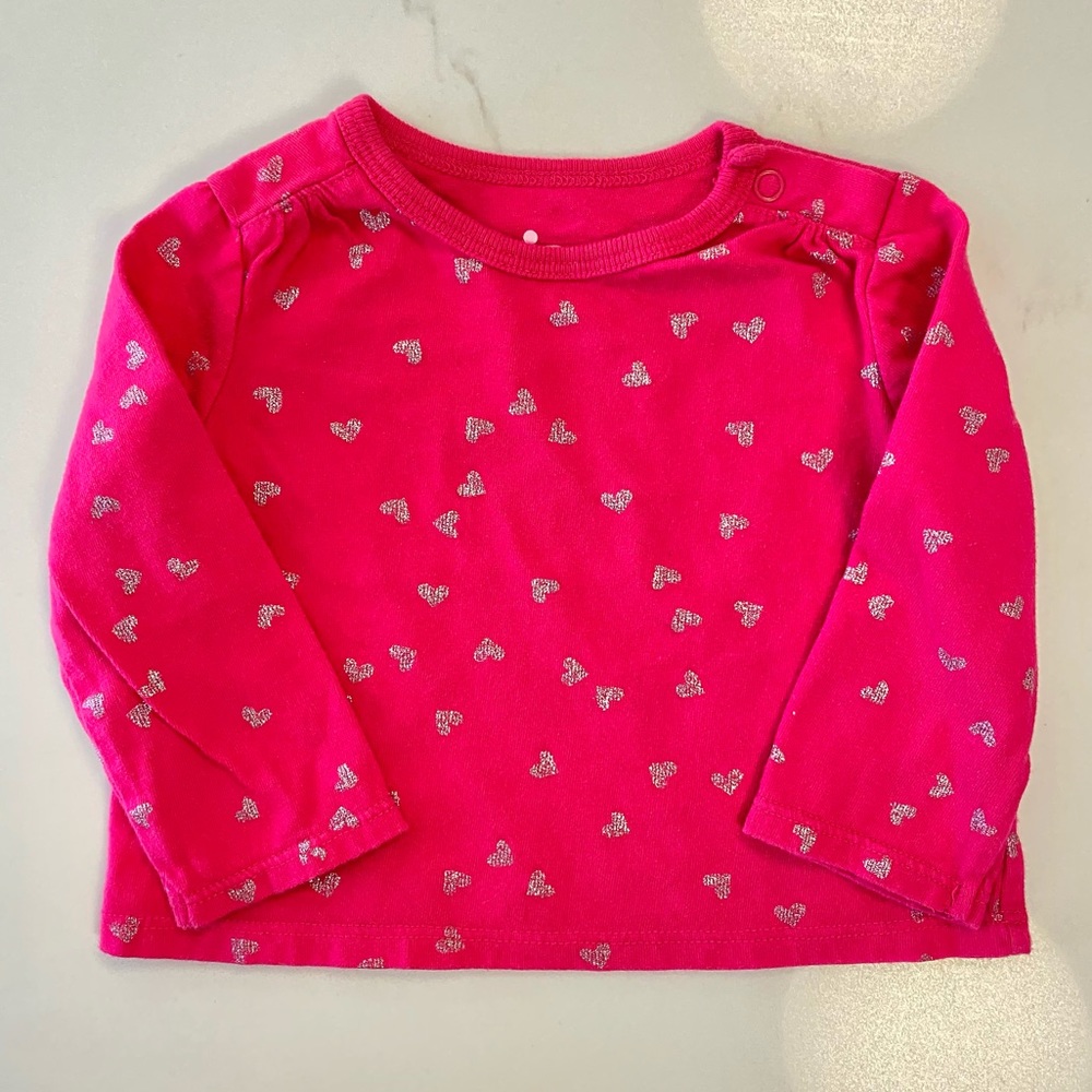 Circo Long-sleeve hearts t-shirt 💜 3 for $10